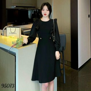 Đầm trung niên bigsize cao cấp dự tiệc sang trọng thiết kế dáng suông đẹp A11