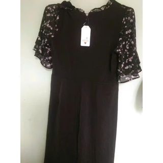 Váy trung niên dự tiệc sang trọng cho mẹ bigsize, thiết kế dáng xòe che khuyết điểm tốt, châst liệu lụa mango - K03