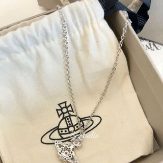 DÂY CHUYỀN SIÊU CẤP VIVIENN MẶT ORB ĐÍNH ĐÁ 3D FULLBOX