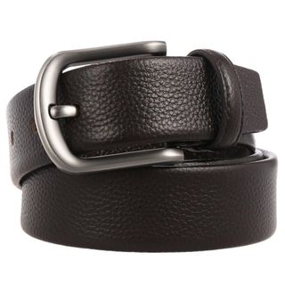 Thắt lưng nam da PU, Dây nịt phong cách Hàn Quốc khóa ghim cổ điển - TL18