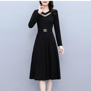 Đầm trung niên sang trong dự tiệc cho mẹ bigsize phong cách Hàn Quốc dáng suông cao cấp đẹp MD03 Nữ Dress