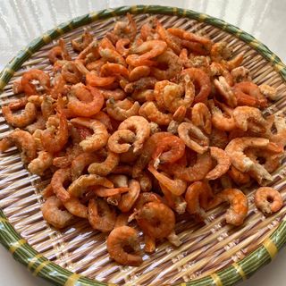 Tôm khô size lớn, ngọt thịt ướp không bị mặn, đều size loại 1 to- Đặc sản Phan Rang Food