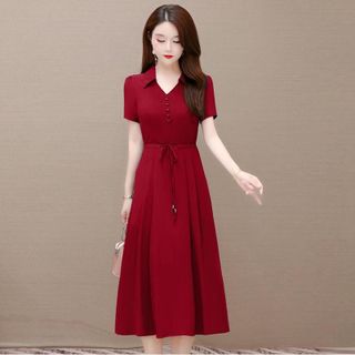 Đầm trung niên sang trong bigsize cao cấp dự tiệc thiết kế dáng suông đẹp cho mẹ - HN03 XANH