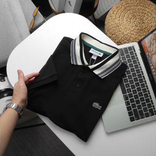 POLO NAM NEW.  Chất cotton gai pique dày vừa vặn, logo thêu  chuần hãng like.