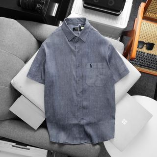 Sơ Mi tay ngắn va tay dài demin Polo. Vải nhập sang trọng.