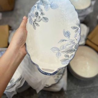 Đĩa 2 Tai 9.5 Hoa H01 (THÙNG 40C)