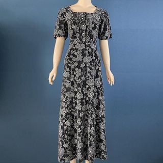 Đầm dạ hội dự tiệc trung niên sang trọng vải nhũ kim sa tặng mẹ co giãn tốt bigsize 80kg DN03