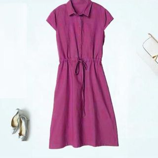 Váy trung niên sang trọng bigsize cho mẹ cao cấp dự tiệc thiết kế dáng suông đẹp B17 Nữ Dress