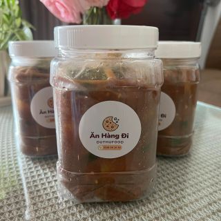 Mắm dưa - đu đủ giòn giòn, cay mặn vừa ăn, hàng công ty đảm bảo sạch sẽ, chất lượng 800GR Chua Food