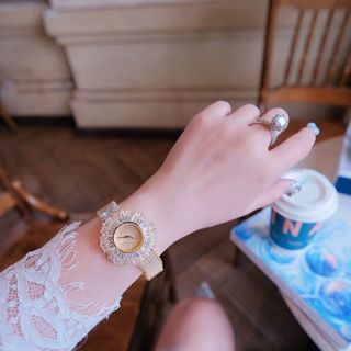 ĐỒNG HỒ NỮ CHÍNH HÃNG NHẬP CHÍNH NGẠCH FUNMEI F5585 ĐÍNH PHA LÊ FULLBOX  HOÁ ĐƠN