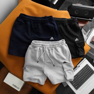 Short thun nam. chất thun nỉ cua cao cấp, vải dày dặn vừa phải, chất lượng cao.