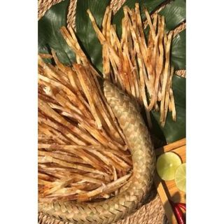 KHÔ CÁ BÒ SỢI chấm mắm me chua cay, hút chân không 250gr