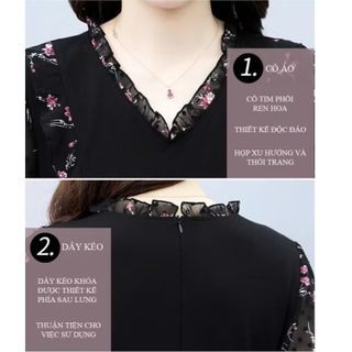 Váy trung niên dự tiệc sang trọng cho mẹ bigsize, thiết kế dáng xòe che khuyết điểm tốt, châst liệu lụa mango - K03