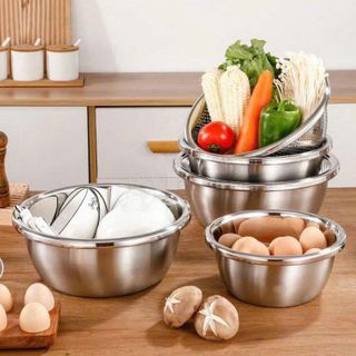 THAU INOX VIỀN LỚN GORILLA CHEF 28CM (T100)
