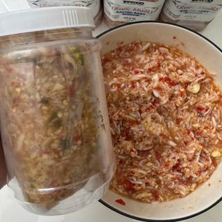 Ruốc tươi muối xổi - Con moi muối xổi nhà làm 500GR/HỦ, thơm ngon, chuẩn vị, không chất phụ gia, đảm bảo vệ sinh an toàn