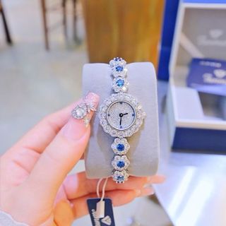 ĐỒNG HỒ NỮ CHÍNH HÃNG FUNMEI F2051 ĐÍNH ĐÁ SWAROSKI FULLBOX HOÁ ĐƠN