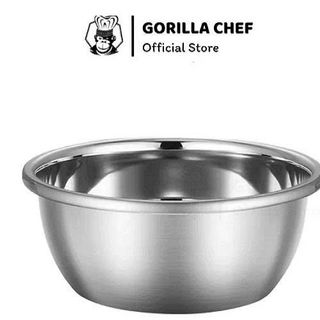THAU INOX VIỀN LỚN GORILLA CHEF 30CM (T100)