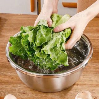 THAU INOX VIỀN LỚN GORILLA CHEF 30CM (T100)