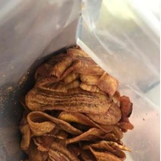 Chuối sấy Gia Lai 500gr không đường ngon, giòn rụm Snack Ăn Vặt