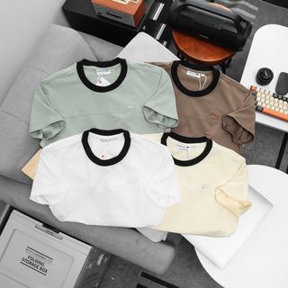 Áo thun nam.  Chất vải cotton 4 chiều xịn mịn.