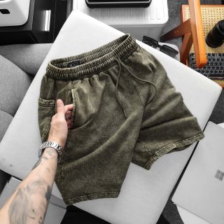 Short wash nam. Chất vải cotton 100% xịn mịn mát.