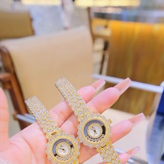 ĐỒNG HỒ NỮ CHÍNH HÃNG FUNMEI F2128 ĐÁ SWA XOAY FULLBOX HOÁ ĐƠN