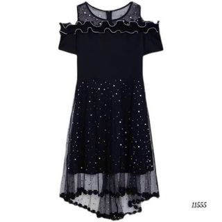 Đầm dự tiệc thiết kế dáng xoè dự tiệc chất liệu umi co giãn phối voan, mềm mại, sang trong,thanh lịch N44