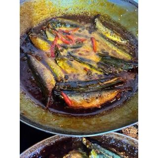 Cá nục kho cay mặn vừa ăn, món ngon nhà làm, - HỘP 450gr