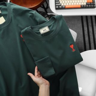 Áo Thun Tay dài A.Mi nam.   Chất vải cotton 4c xịn mịn dày dặn