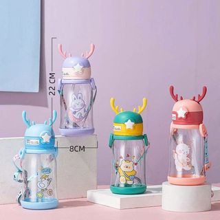 BÌNH NƯỚC NẮP SỪNG HƯƠU CHO BÉ 600ML