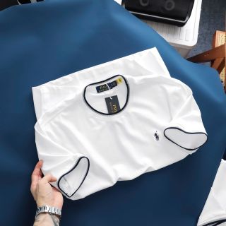 Áo thun nam, logo thêu sắc nét, bo dệt siêu xịn  chất thun cotton 4c cao cấp.