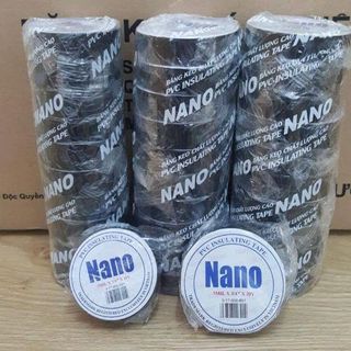 CUỘN BĂNG KEO ĐEN CÁCH ĐIỆN NHẬT BẢN 20YA (1 CÂY 10 CUỘN)