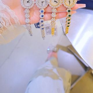 ĐỒNG HỒ NỮ CHÍNH HÃNG FUNMEI F2051 ĐÍNH ĐÁ SWAROSKI FULLBOX HOÁ ĐƠN