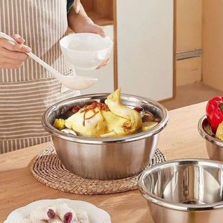 THAU INOX VIỀN LỚN GORILLA CHEF 32CM (T60)