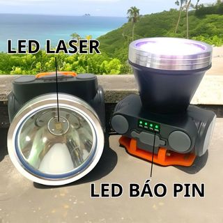 ĐÈN PIN ĐỘI ĐẦU SIÊU SÁNG HIỂN THỊ PIN FM-085