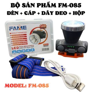 ĐÈN PIN ĐỘI ĐẦU SIÊU SÁNG HIỂN THỊ PIN FM-085