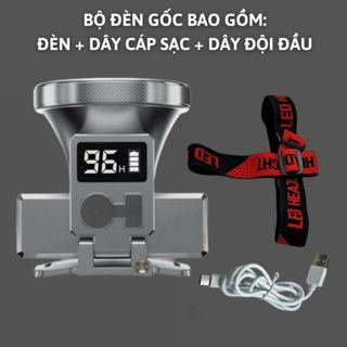 ĐÈN PIN ĐỘI ĐẦU SIÊU SÁNG HIỂN THỊ PIN KM-135