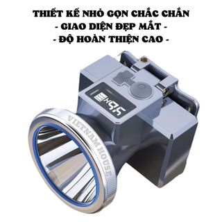 ĐÈN PIN ĐỘI ĐẦU SIÊU SÁNG HIỂN THỊ PIN KM-135