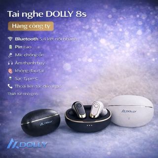 Tai nghe bluetooth DOLLY 8S，Hàng Công Ty, Thiết Kế Đẹp , Mic Chống Ồn Âm Thanh hay