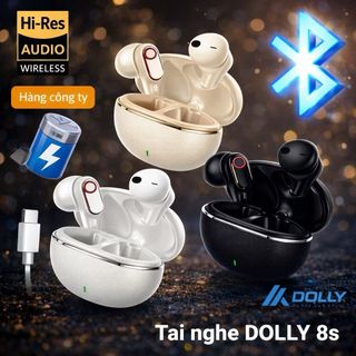 Tai nghe bluetooth DOLLY 8S，Hàng Công Ty, Thiết Kế Đẹp , Mic Chống Ồn Âm Thanh hay