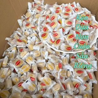 KẸO DỪA NON CUỘN SẦU RIÊNG 500G, THƠM BÉO TỰ NHIÊN - WINNIE HOUSE