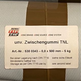 Cao su non lót giữa 0,8mm (5kg/cuộn)