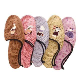 Khăn Tắm, Khăn Lau Tóc Thêu Hình Gấu Dễ Thương