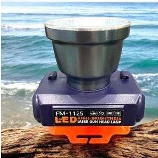 ĐÈN PIN ĐỘI ĐẦU LED SIÊU SÁNG 200W FM-1125