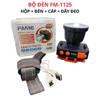 ĐÈN PIN ĐỘI ĐẦU LED SIÊU SÁNG 200W FM-1125