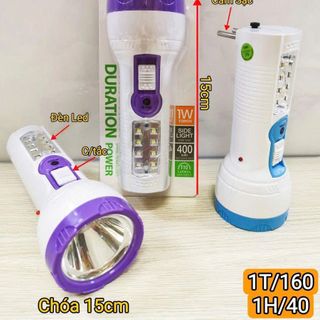 ĐÈN PIN TÍCH ĐIỆN 8 BÓNG LED DP 9092B