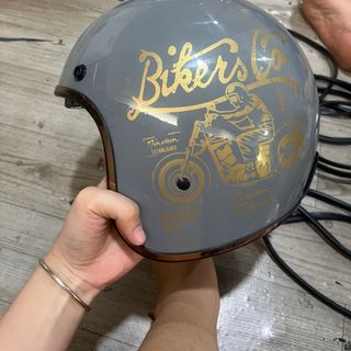 Nón bảo hiểm 3/4 đầu có lồng tháo rời tiện lợi