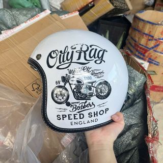 Nón bảo hiểm 3/4 đầu có lồng tháo rời tiện lợi