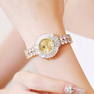 SET QUÀ QUỐC TẾ PN ĐỒNG HỒ NỮ CHÍNH HÃNG FUNMEI F2054 ĐÍNH SWAROSKI FULLBOX TEM HÃNG