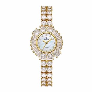 SET QUÀ QUỐC TẾ PN ĐỒNG HỒ NỮ CHÍNH HÃNG FUNMEI F2054 ĐÍNH SWAROSKI FULLBOX TEM HÃNG